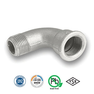 1/2" Galvanised MxF Short Bend Tube/Pipe Fitting EN10242