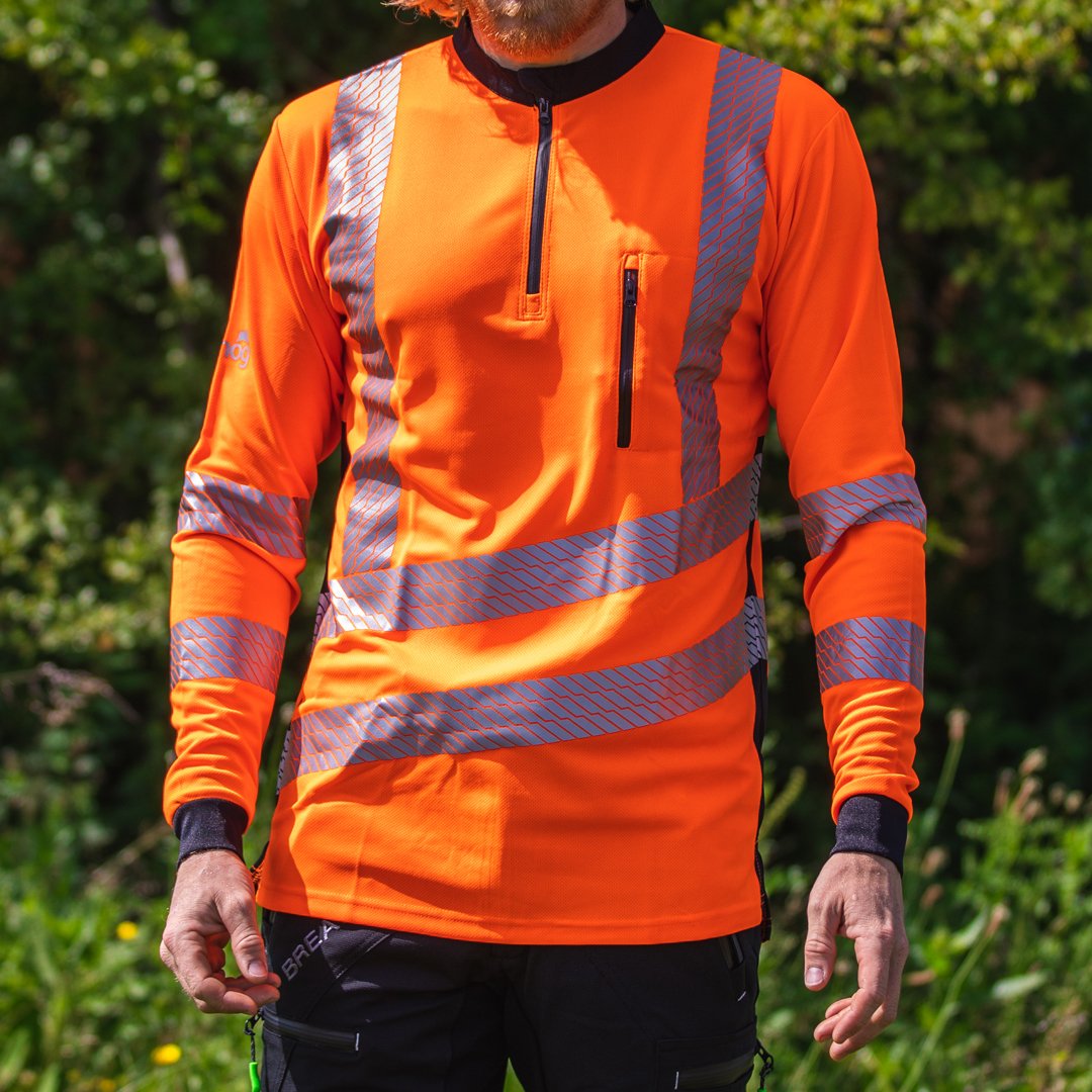 Treehog THHV2010 Long Sleeve Hi Vis T-Shirt