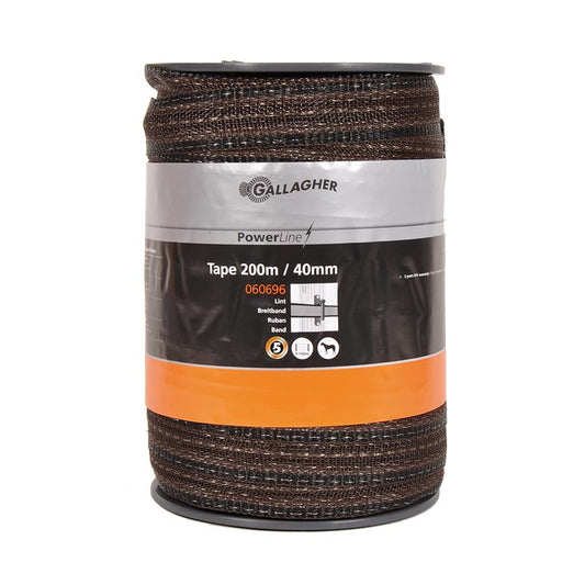 Gallagher PowerLine Tape 40 mm - Terra, 200m