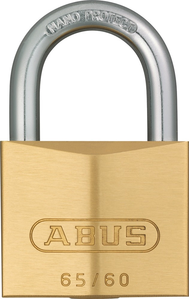 ABUS Brass Padlock 65 60mm Keyed Alike 6603