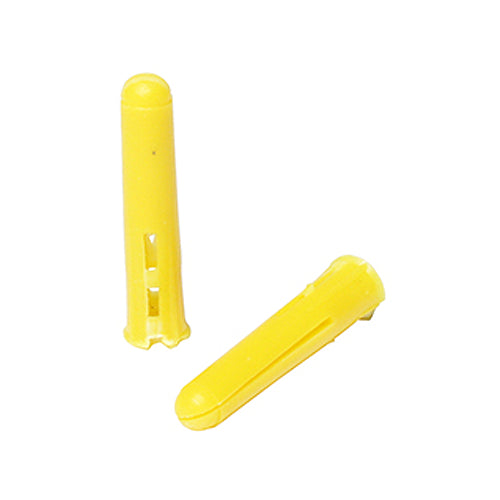 Timbermate Yellow Plastic Plugs 5.5mm - 100 Box