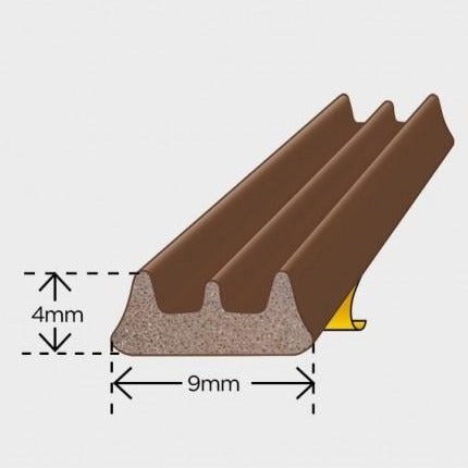 Exitex E Strip Draught Seal 5m