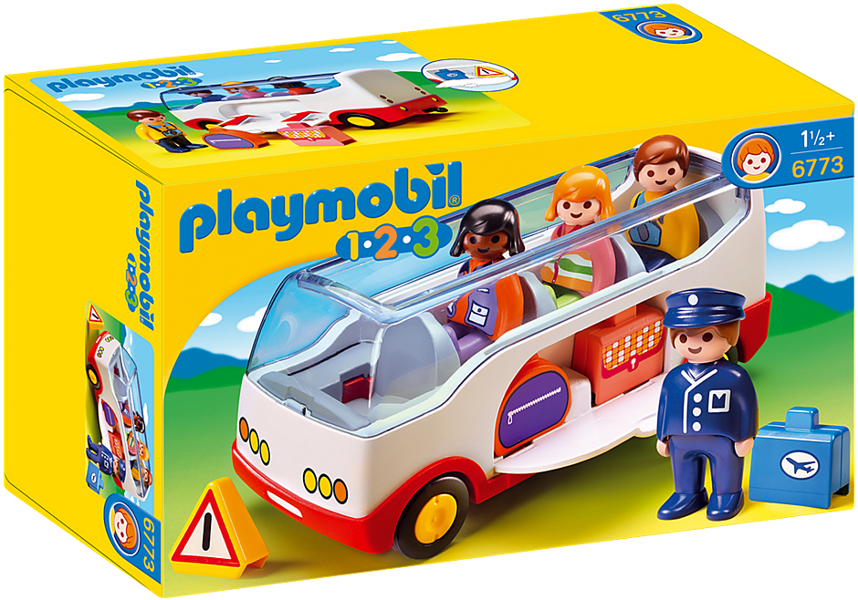 Playmobil 123 Airport Shuttle Bus 6773