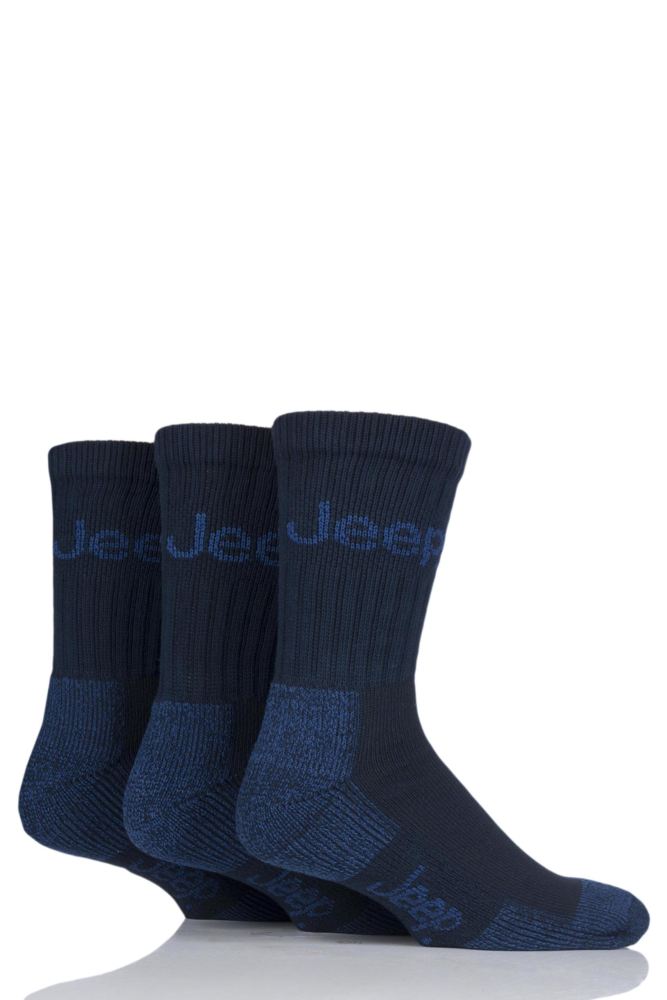 JEEP Men's Boot Socks 3-Pack 6-11
