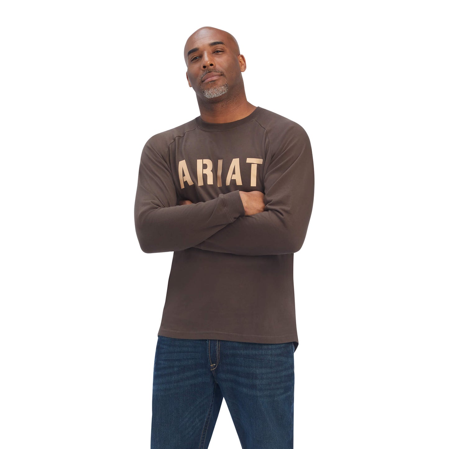Ariat Men's Rebar CottonStrong Block T-Shirt - Wren