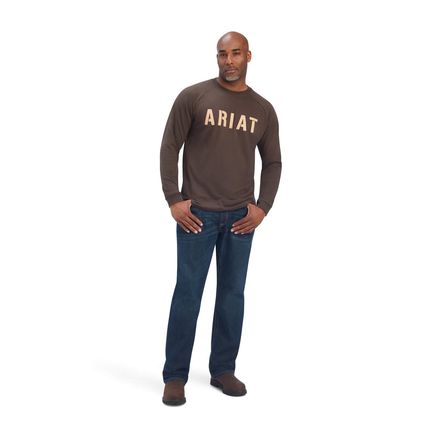 Ariat Men's Rebar CottonStrong Block T-Shirt