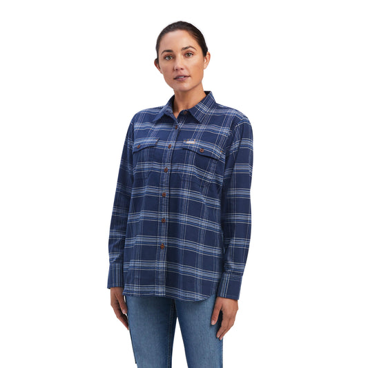 Ariat Women's Rebar Flannel DuraStretch Work Shirt