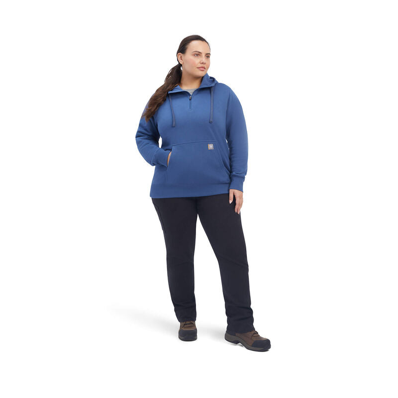 Ariat Womens Rebar Skill Set 1/2 Zip Hoodie