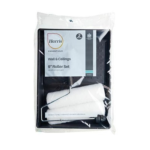 Harris Essentials Walls & Ceilings Roller Set 9in