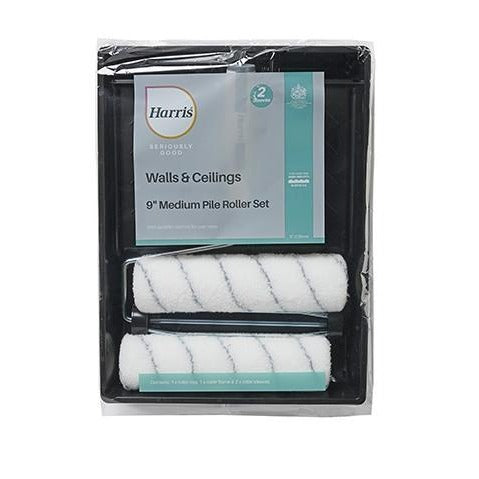 Harris Seriously Good Walls & Ceilings Twin Medium Pile Roller Set 9in