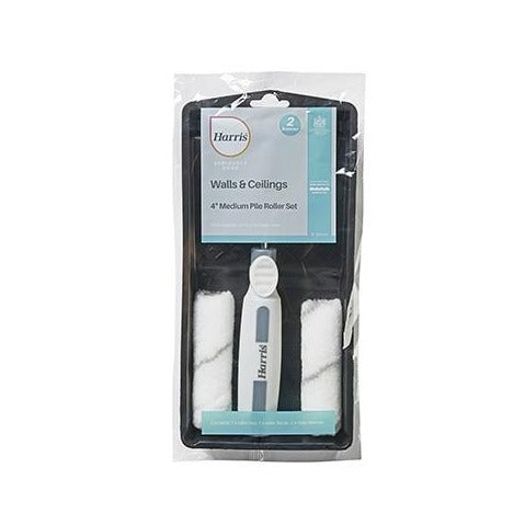 Harris Seriously Good Walls & Ceilings Medium Pile Mini Roller Set 4in