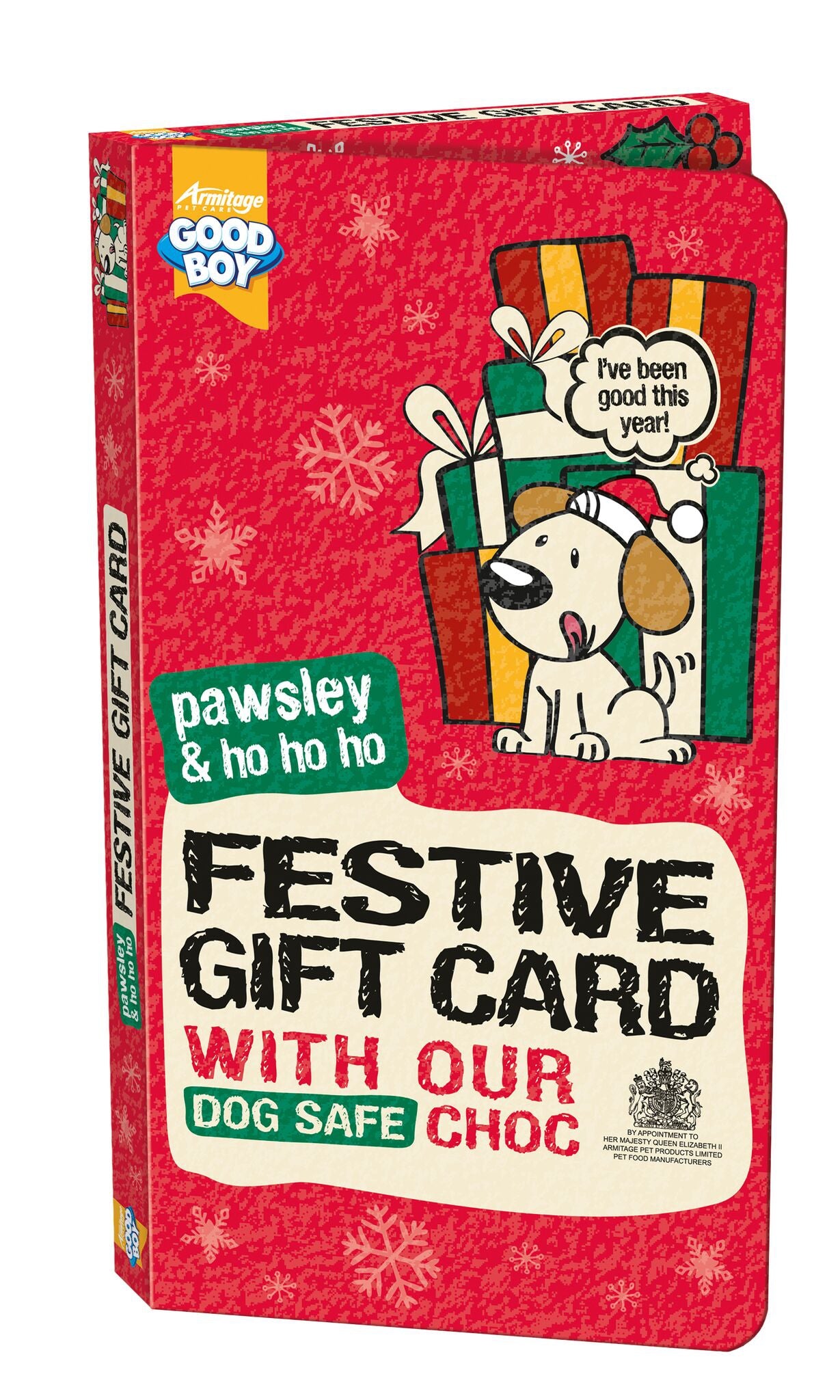 Good Boy Dog Gift Card Chocolate