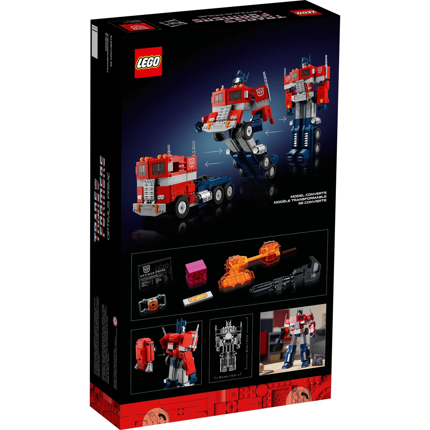 Lego Icons Optimus Prime Transformer 10302