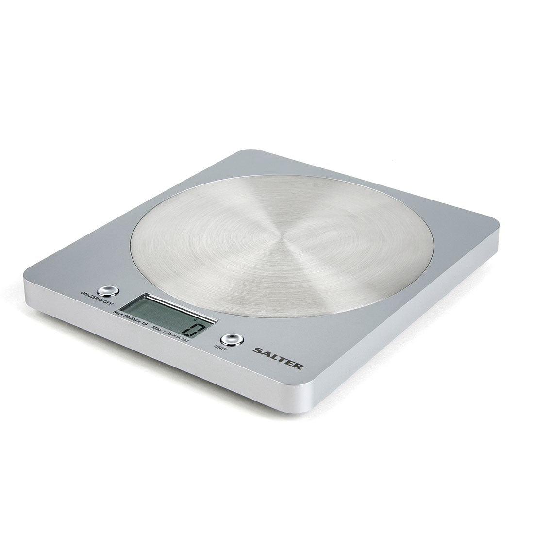 Salter Disc Electronic Digital Kitchen Scales Silver