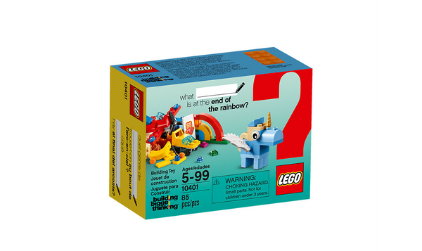 Rainbow lego set hotsell