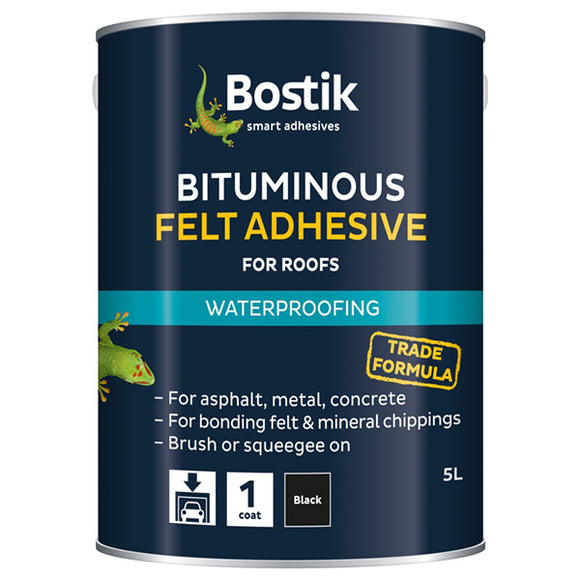 Bostik Bituminous Felt Adhesive for Roofs 5L