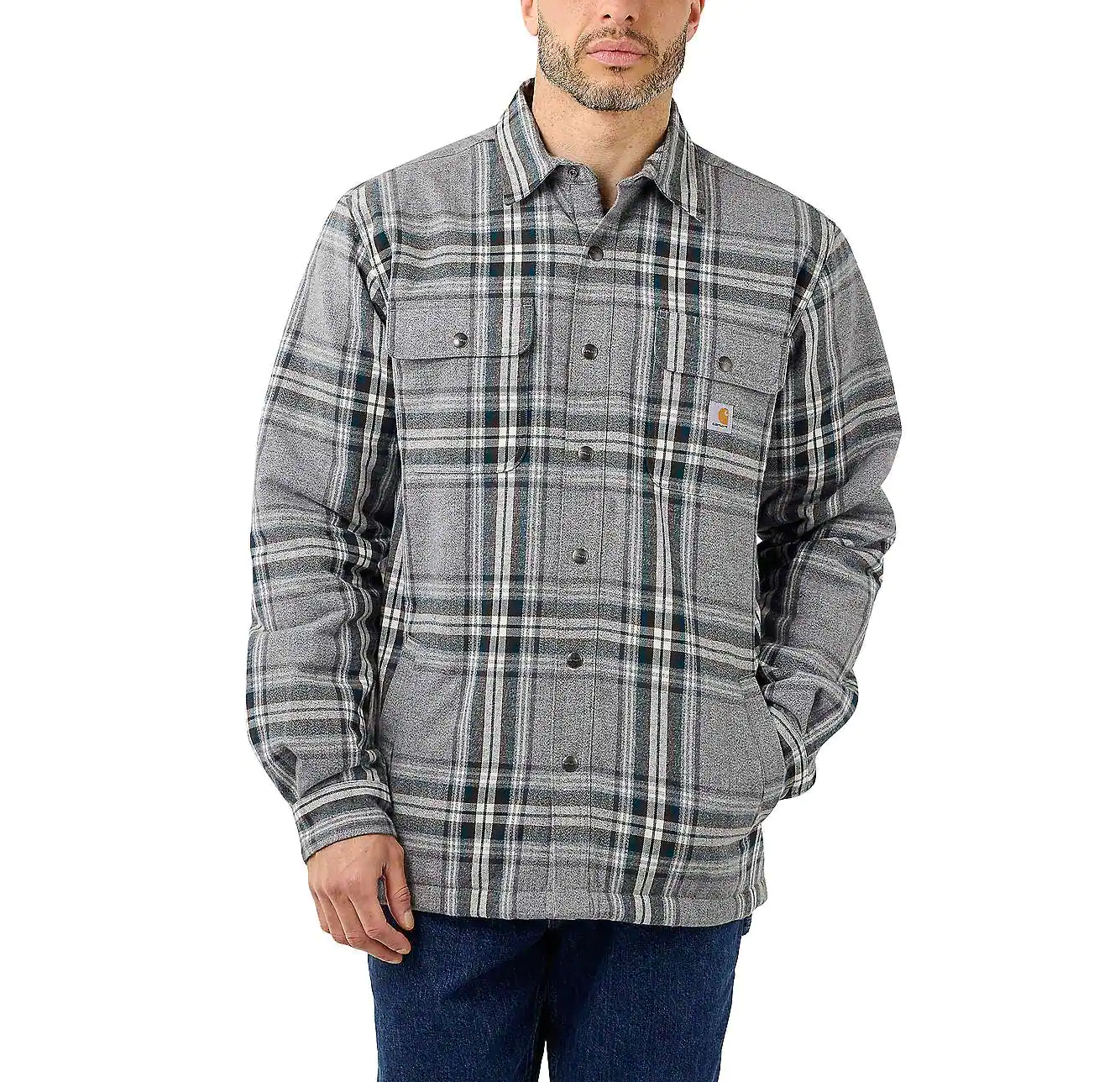 Carhartt Flannel Sherpa Lined Shacket