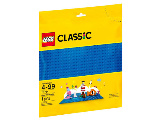 Lego Classic Blue Baseplate 10714