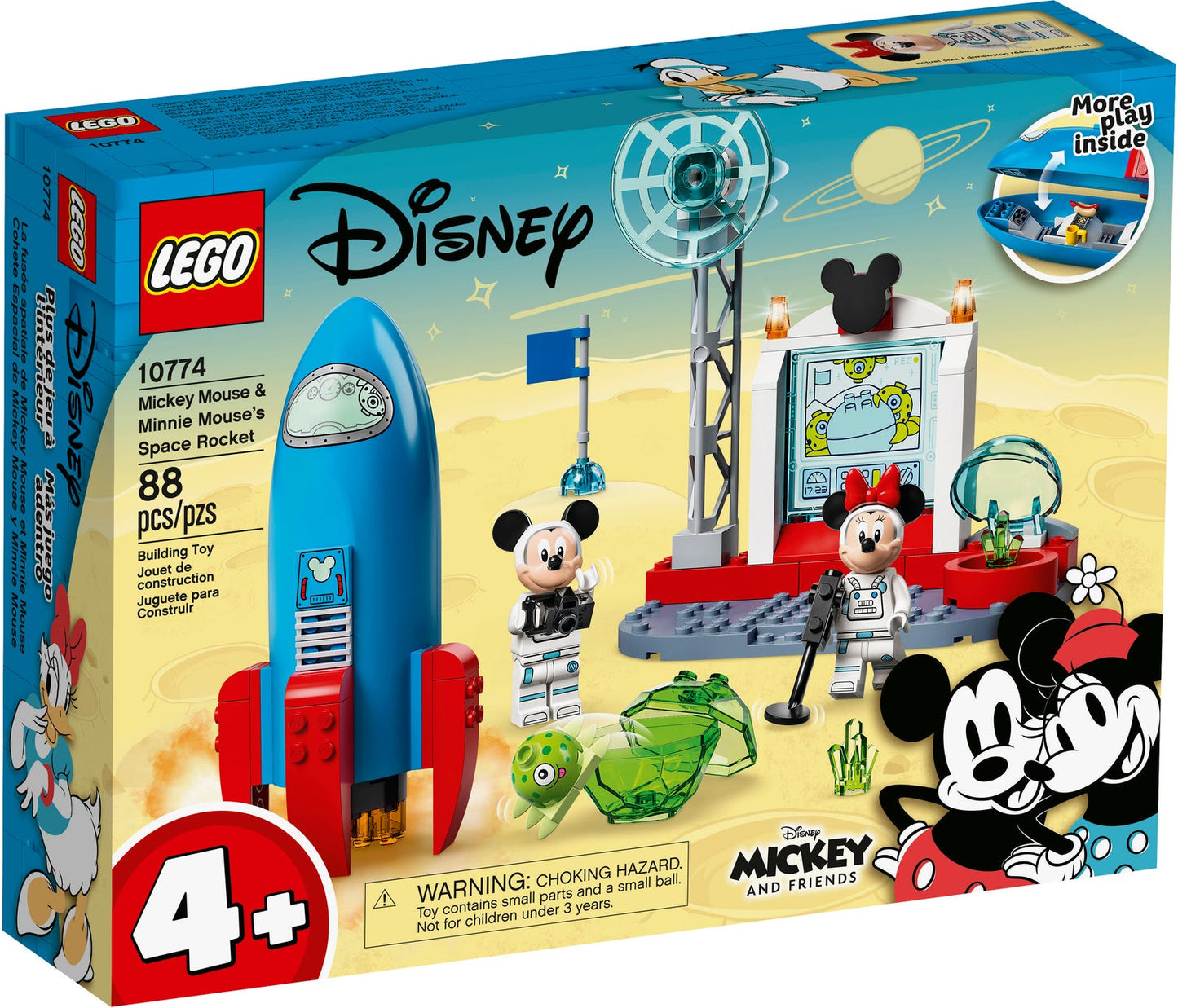 Lego Disney Mickey Mouse & Minnie Mouse's Space Rock 10774