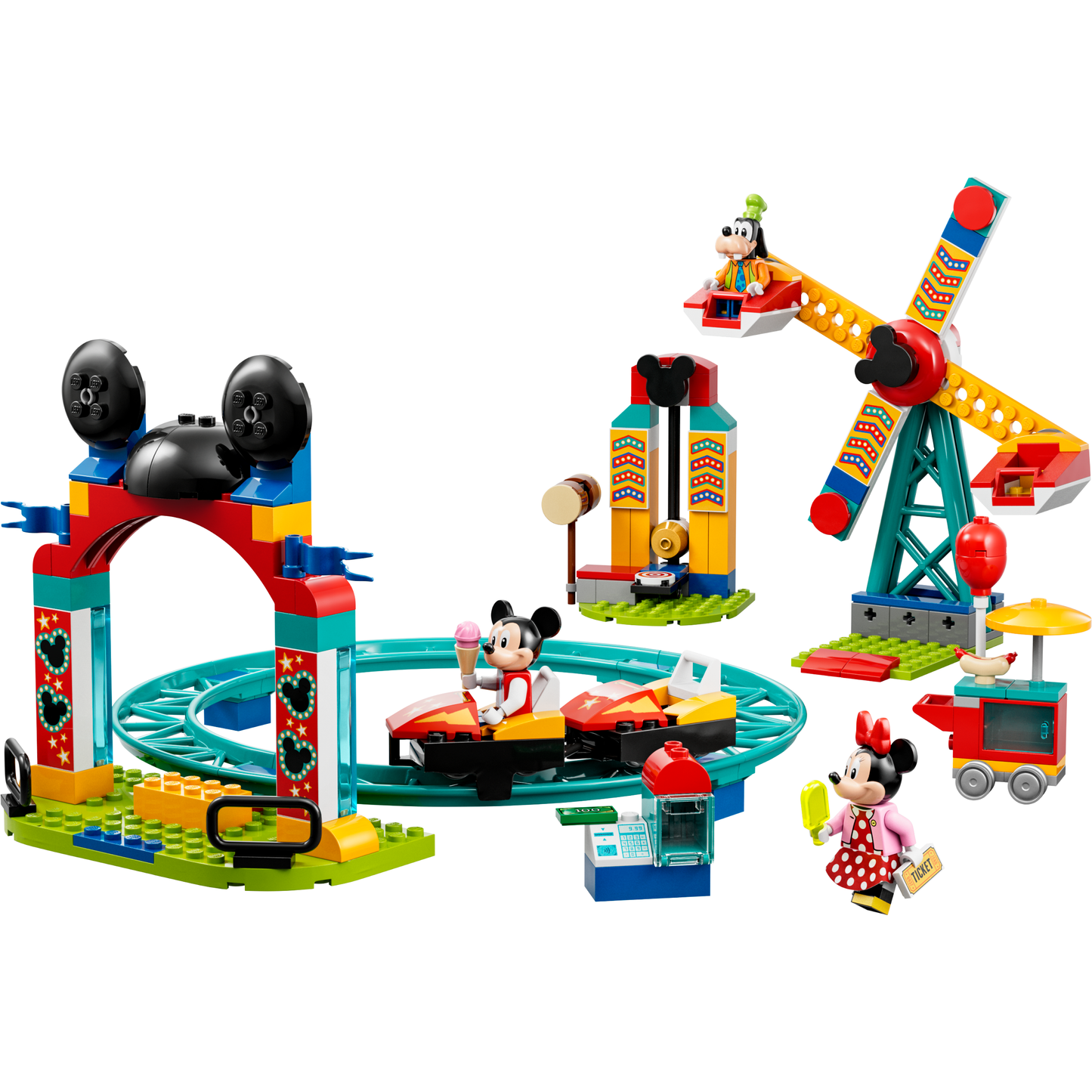 Lego Disney Mickey, Minnie & Goofy's Fairground Fun 10778