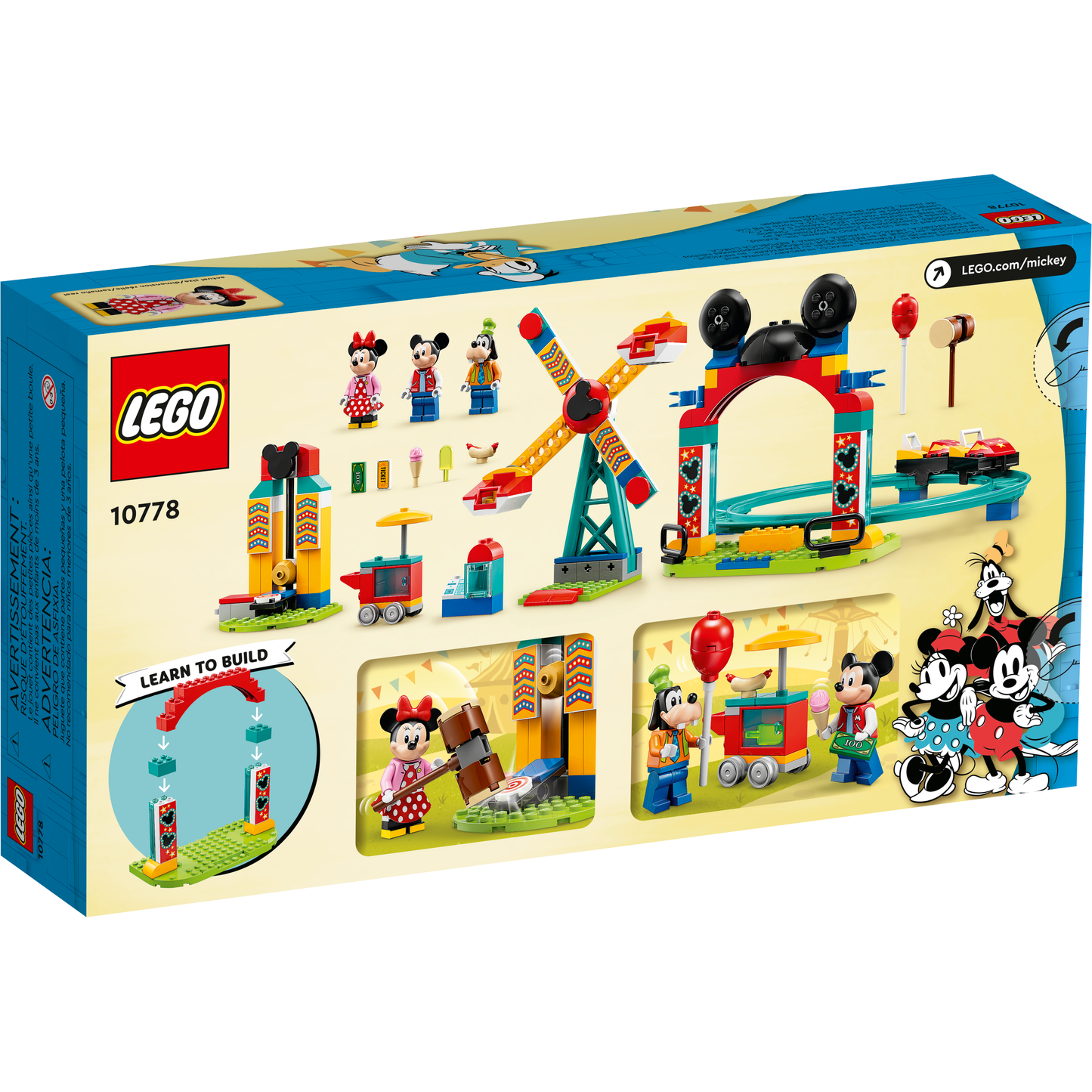 Lego Disney Mickey, Minnie & Goofy's Fairground Fun 10778