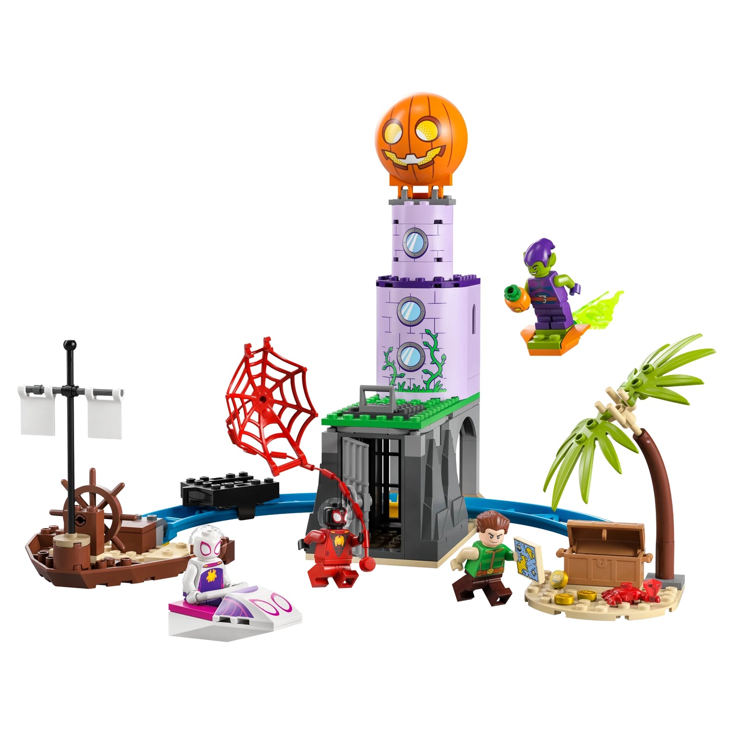 Lego Marvel Team Spidey at Green Goblin's Lighthouse 10790