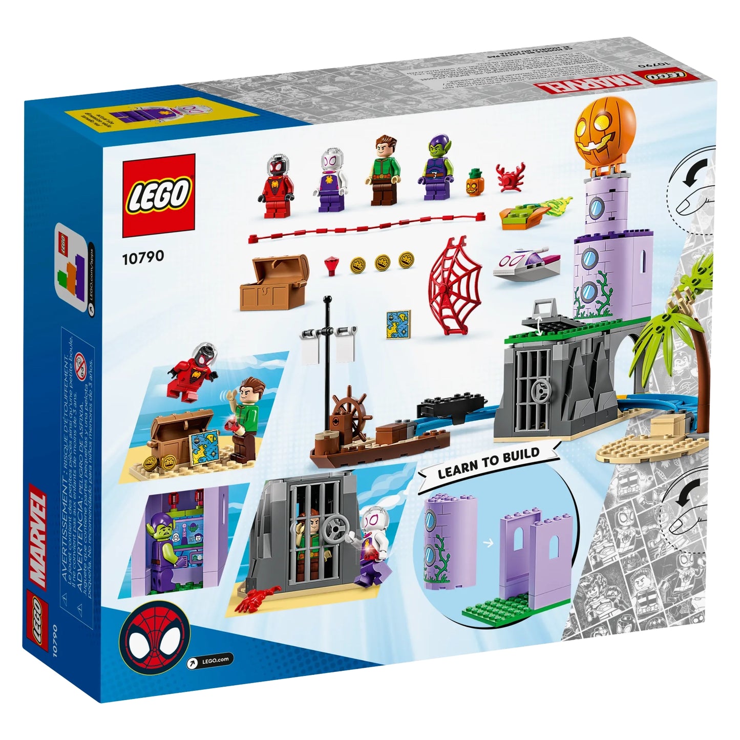 Lego Marvel Team Spidey at Green Goblin's Lighthouse 10790