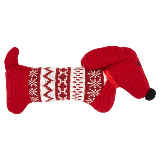 Good Boy Dog Toy Festive Sausage Dog