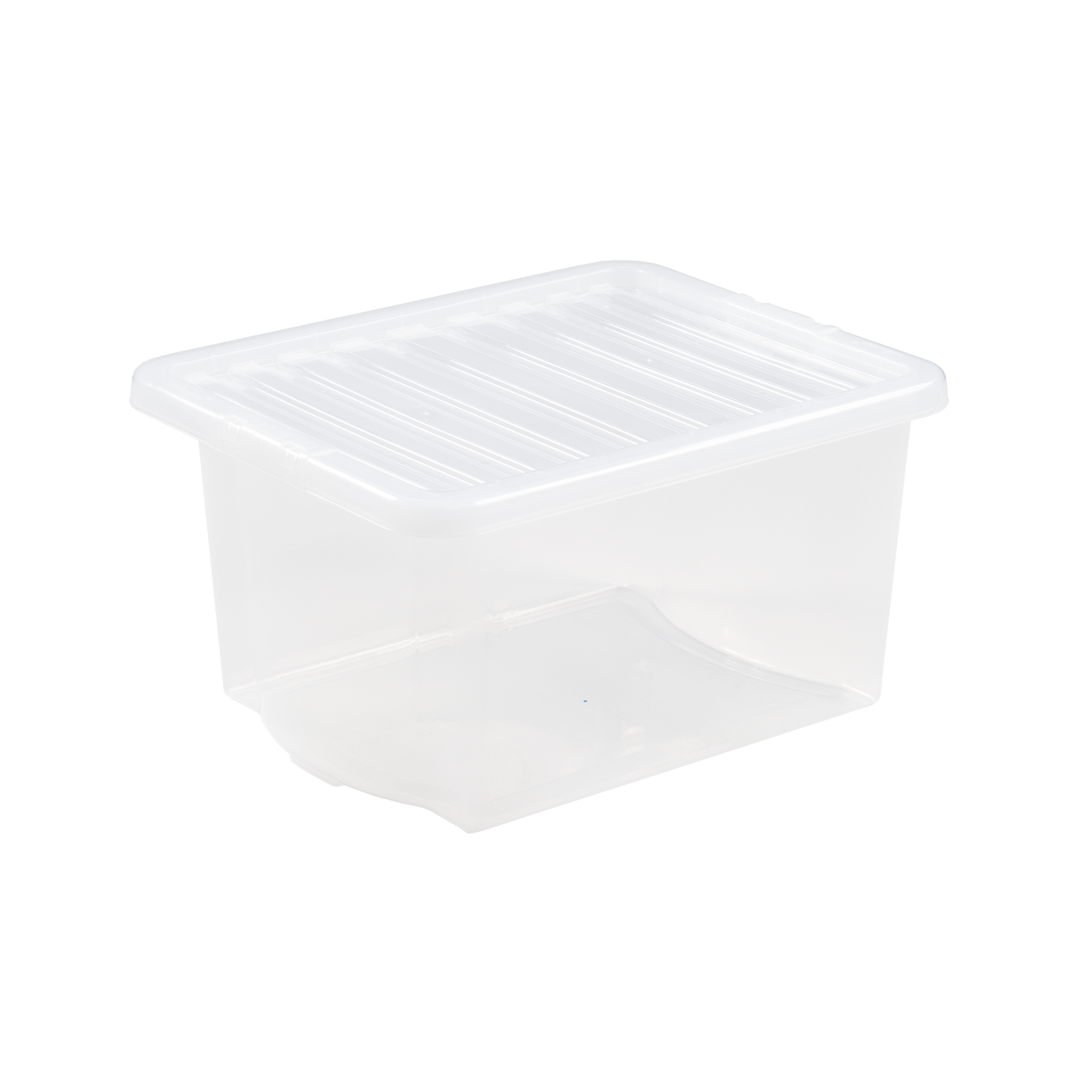 Wham Crystal Storage Box & Lid Clear 35L