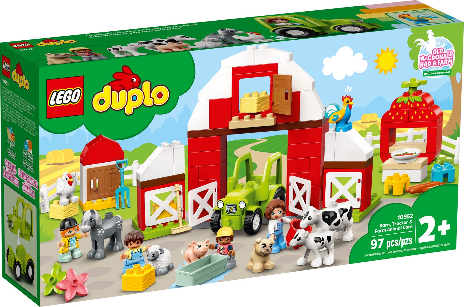 LEGO Duplo Barn, Tractor & Farm Animal Care 10952