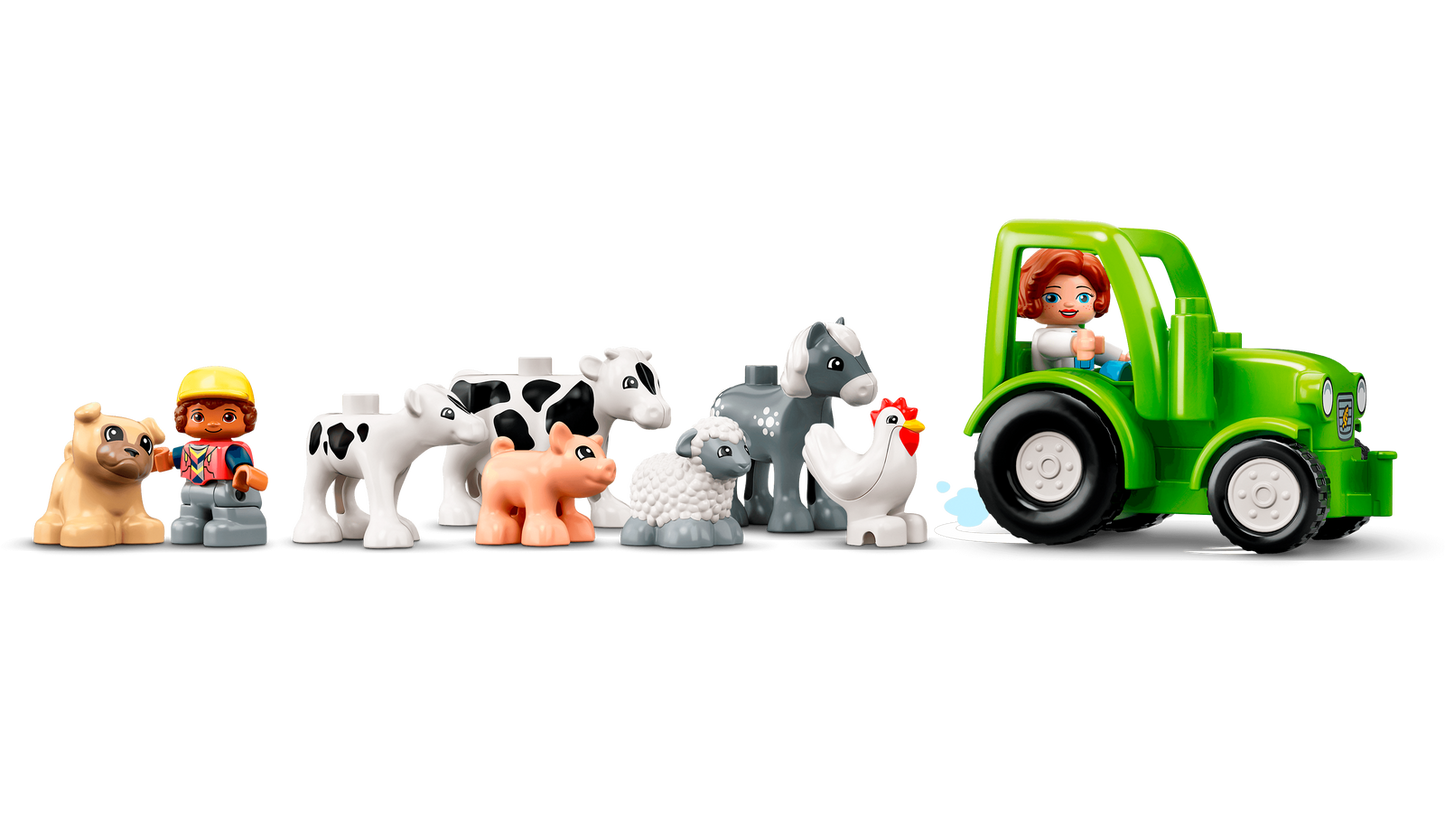 LEGO Duplo Barn, Tractor & Farm Animal Care 10952