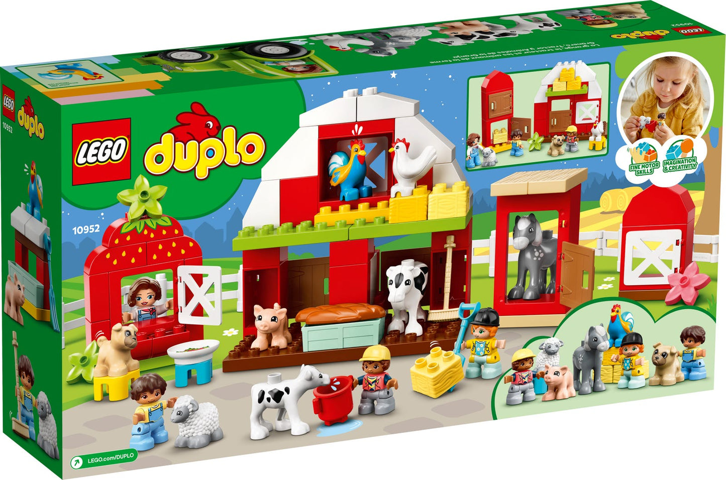 LEGO Duplo Barn, Tractor & Farm Animal Care 10952