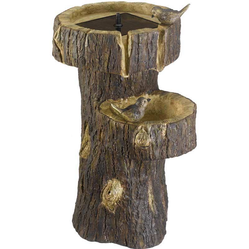 Smart Solar Tree Trunk Bath