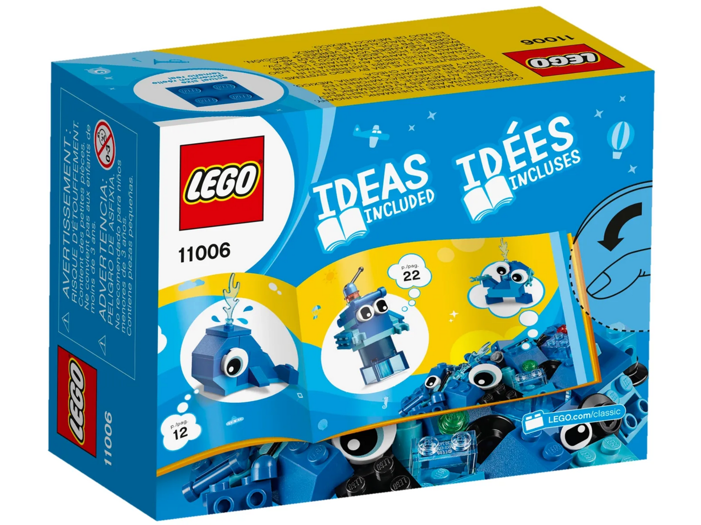LEGO Classic Creative Blue Bricks 11006