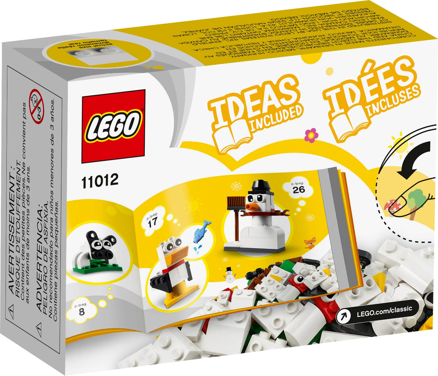LEGO Classic Creative White Bricks 11012