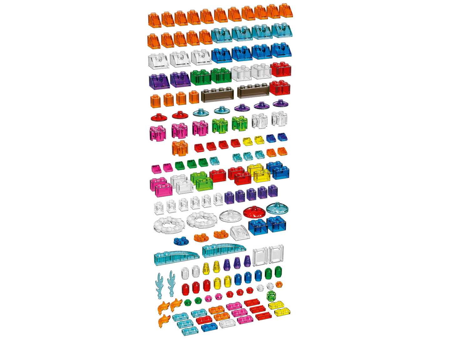 LEGO Classic Creative Transparent Bricks 11013