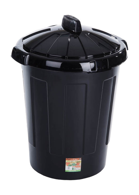 Wham Ede Dustbin Black 80L