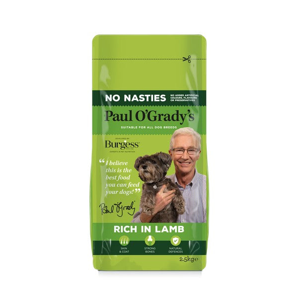 Paul O'Grady's No Nasties Rich in Lamb Dog Food 2.5kg