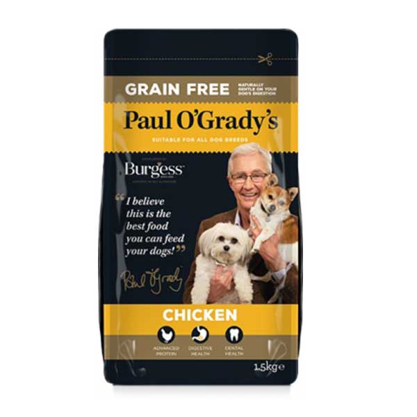 Paul O'Grady's Grain Free Chicken Dog Food 1.5kg