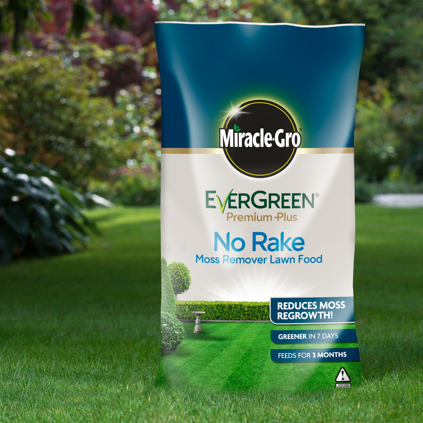 Evergreen Premium Plus No Rake Moss Remover Lawn Food 20kg