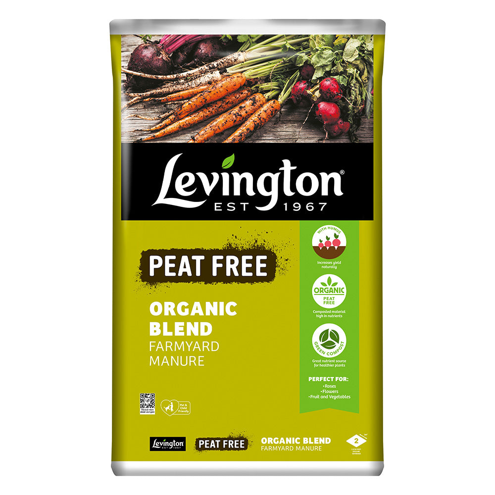 Levington Peat Free Organic Blend Farmyard Manure 50L