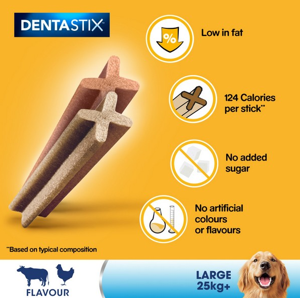 Pedigree Dentastix Dog Large Sticks 21