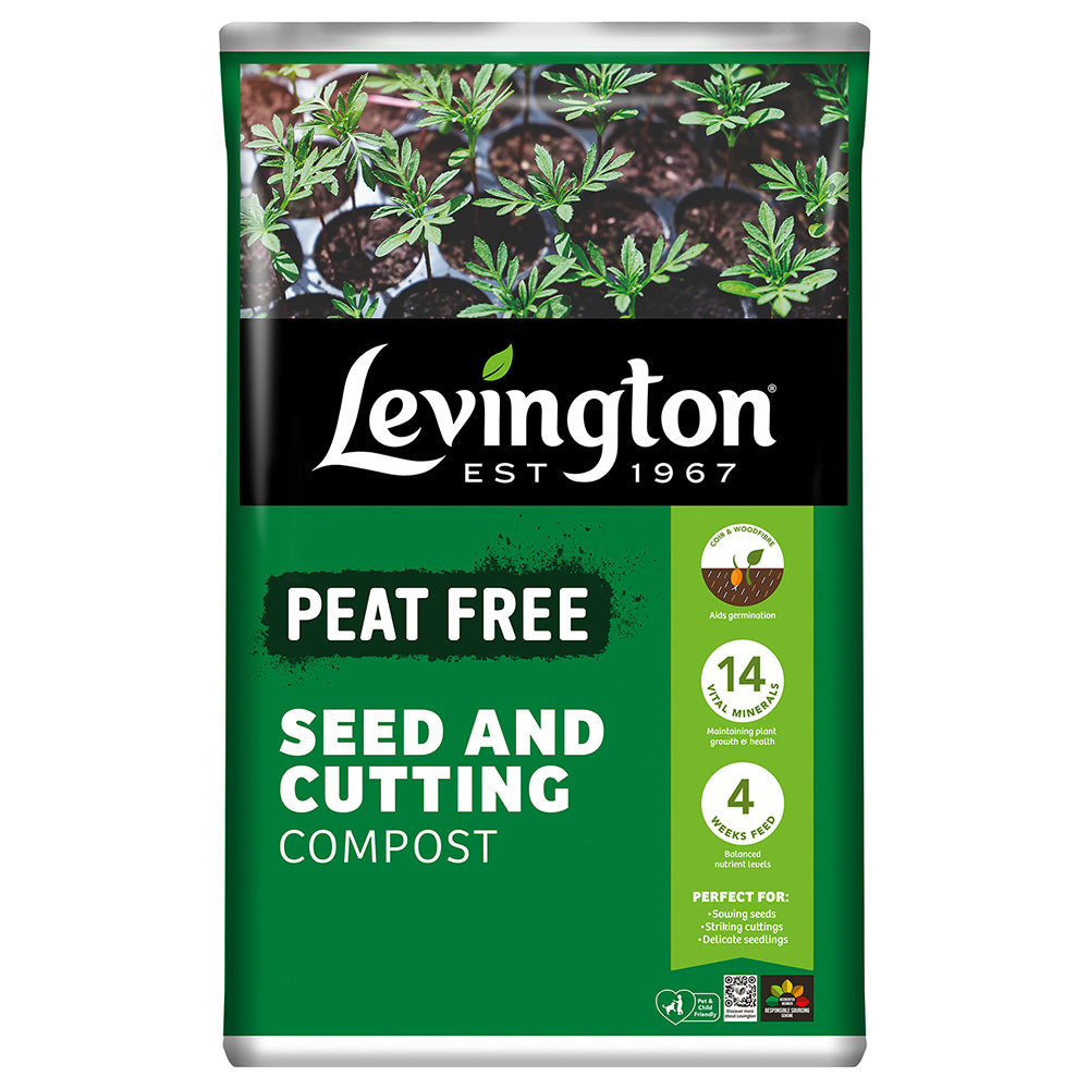 Levington Peat Free Seed & Cutting Compost 20L