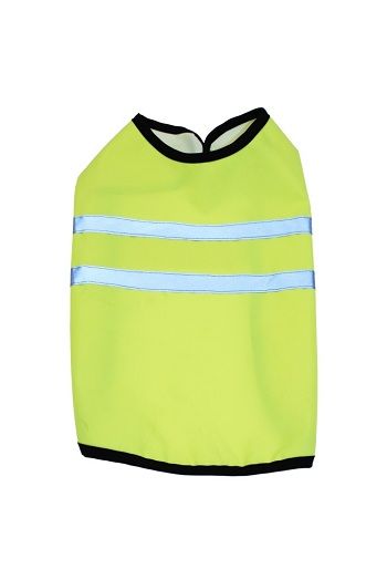 Happy Pet Dog Hi Vis Jacket Yellow 12"