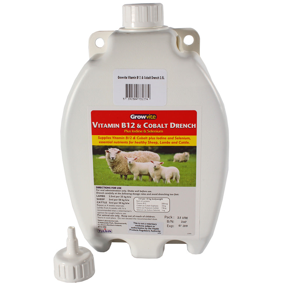 Growvite B12 Selenium & Cobalt Drench