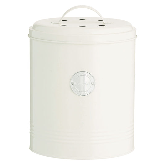 Typhoon Living Cream Compost Caddy