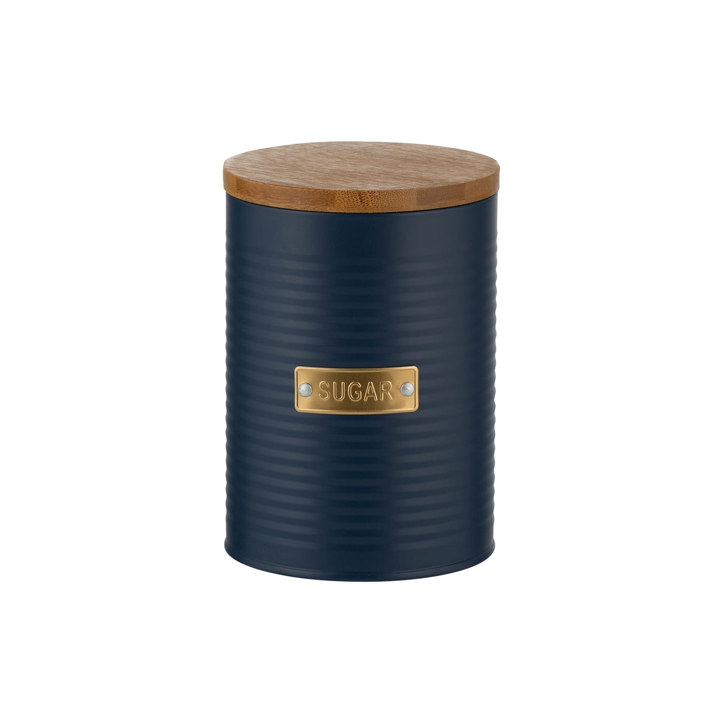 Typhoon Otto Navy Sugar Storage Jar with Bamboo Lid