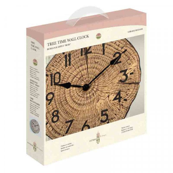 Outside In Designs Tree Time Wall Clock 12in