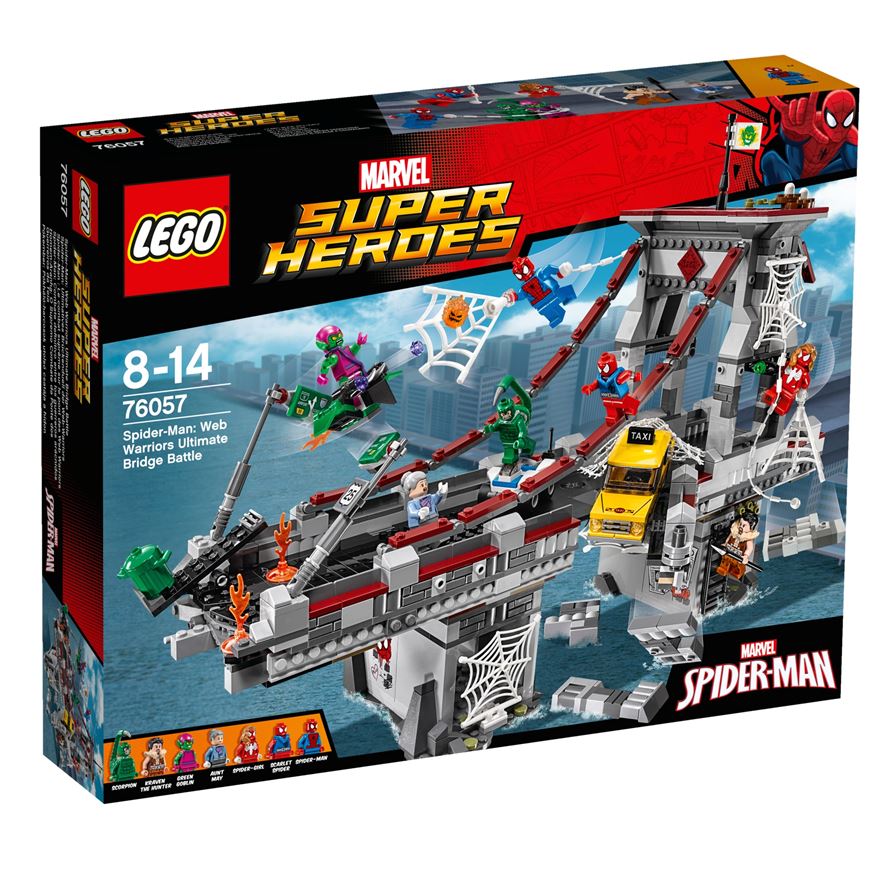 Lego Marvel Super Heroes Spider-Man Web Warriors Ultimate Bridge Battle 76057
