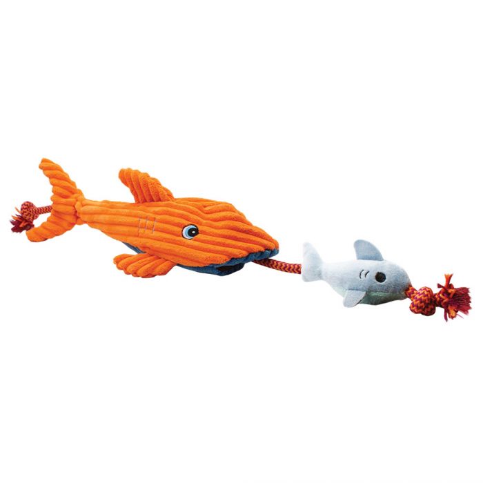 Happy Pet Cordy Catchers Shark Dog Toy